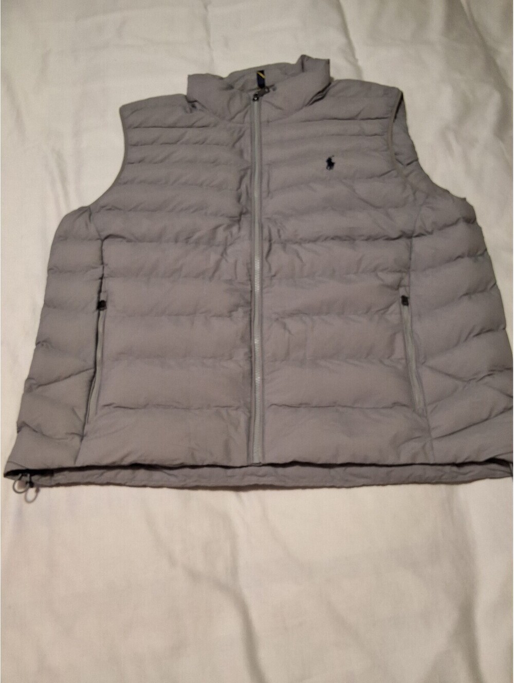 Polo Ralph Lauren Performance Men's Gray Quilted Puffer Vest Size L